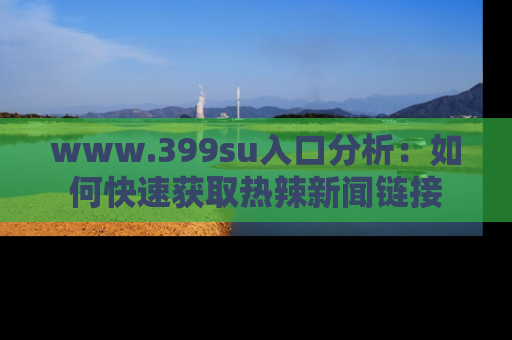 www.399su入口分析：如何快速获取热辣新闻链接