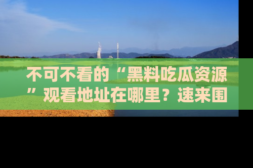 不可不看的“黑料吃瓜资源”观看地址在哪里？速来围观吧！