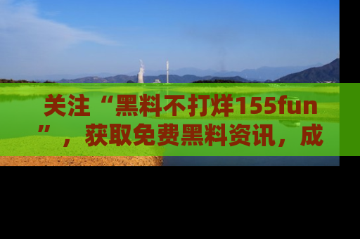 关注“黑料不打烊155fun”，获取免费黑料资讯，成为吃瓜达人不再难！
