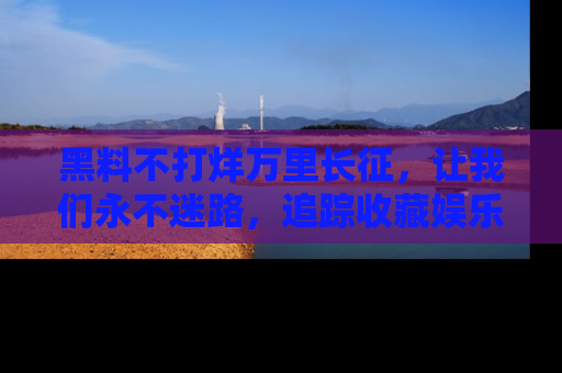 黑料不打烊万里长征，让我们永不迷路，追踪收藏娱乐爆料的乐趣！
