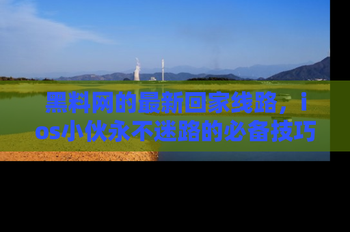 黑料网的最新回家线路，ios小伙永不迷路的必备技巧！