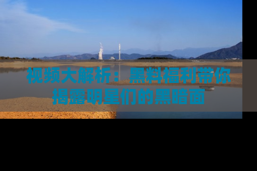 视频大解析：黑料福利带你揭露明星们的黑暗面