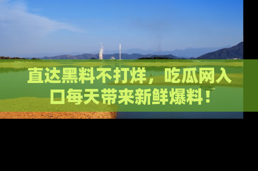 直达黑料不打烊，吃瓜网入口每天带来新鲜爆料！