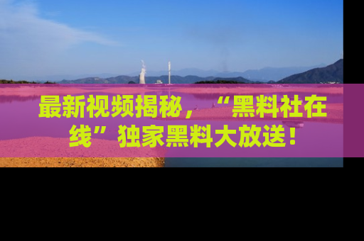 最新视频揭秘，“黑料社在线”独家黑料大放送！